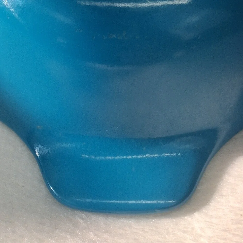 Vintage Pyrex 10 oz Horizon Blue 700 Au Gratin Souffle Dish Baker Vtg Pixie USA